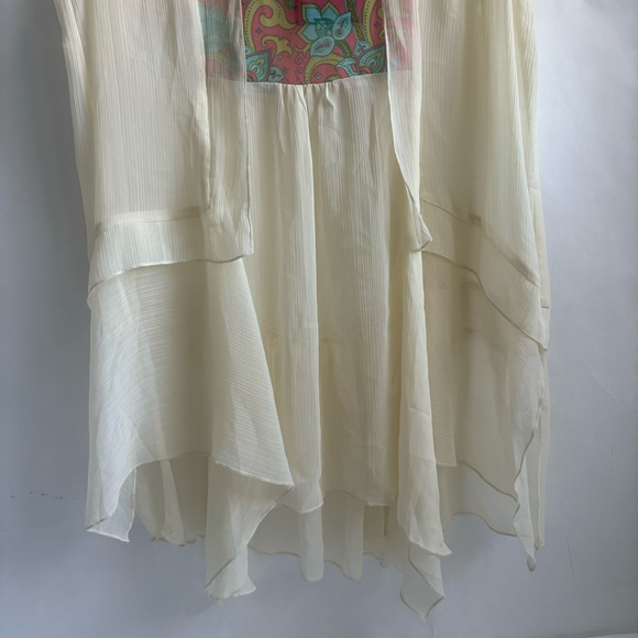 Matilda Jane Palisades Sleeveless Blouse Tank Top Beige Size Medium - Picture 8 of 13